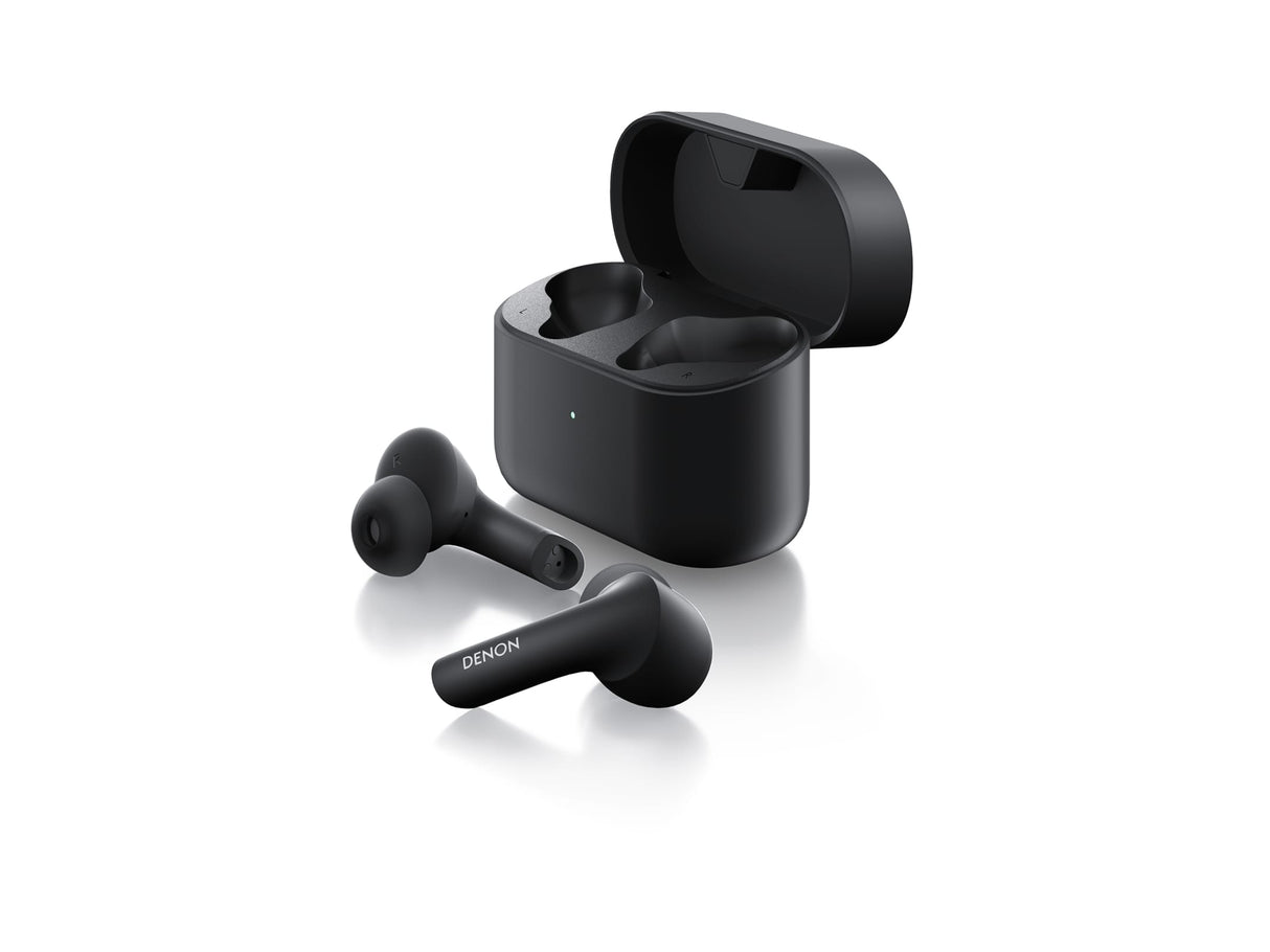 Denon True Wireless Bluetooth Earbuds, Black