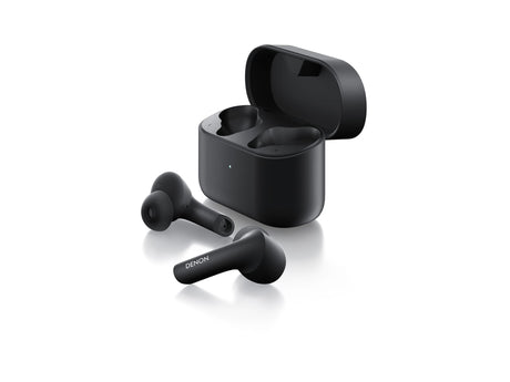 Denon True Wireless Bluetooth Earbuds, Black