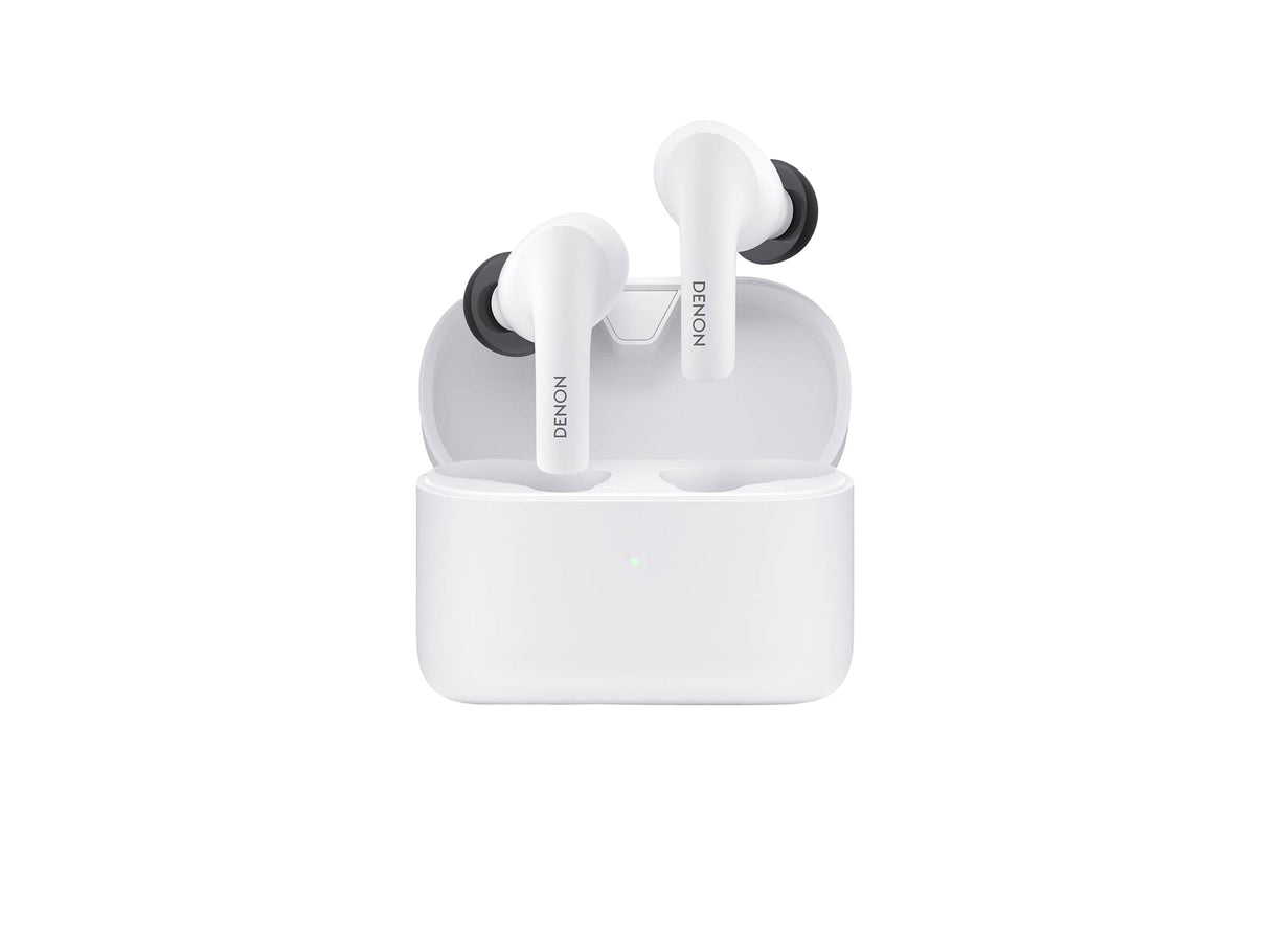 Denon True Wireless Bluetooth Earbuds, White