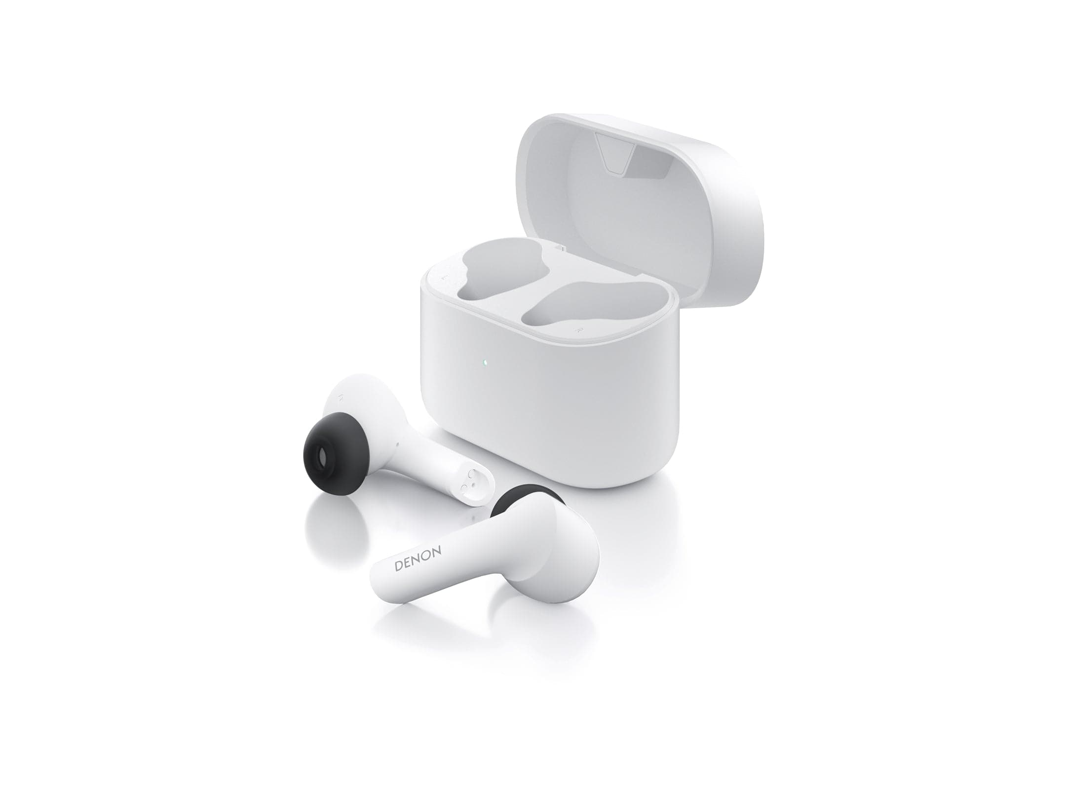 Denon True Wireless Bluetooth Earbuds, White