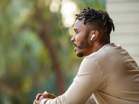 Denon True Wireless Bluetooth Earbuds, White