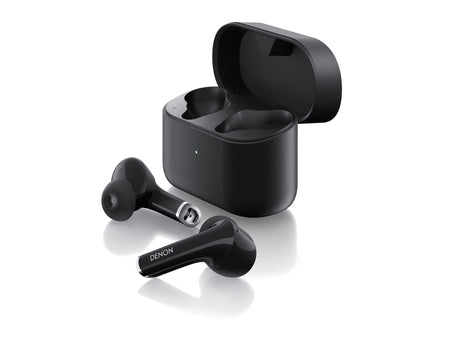Denon Active Noise Cancelling Earbuds, Black
