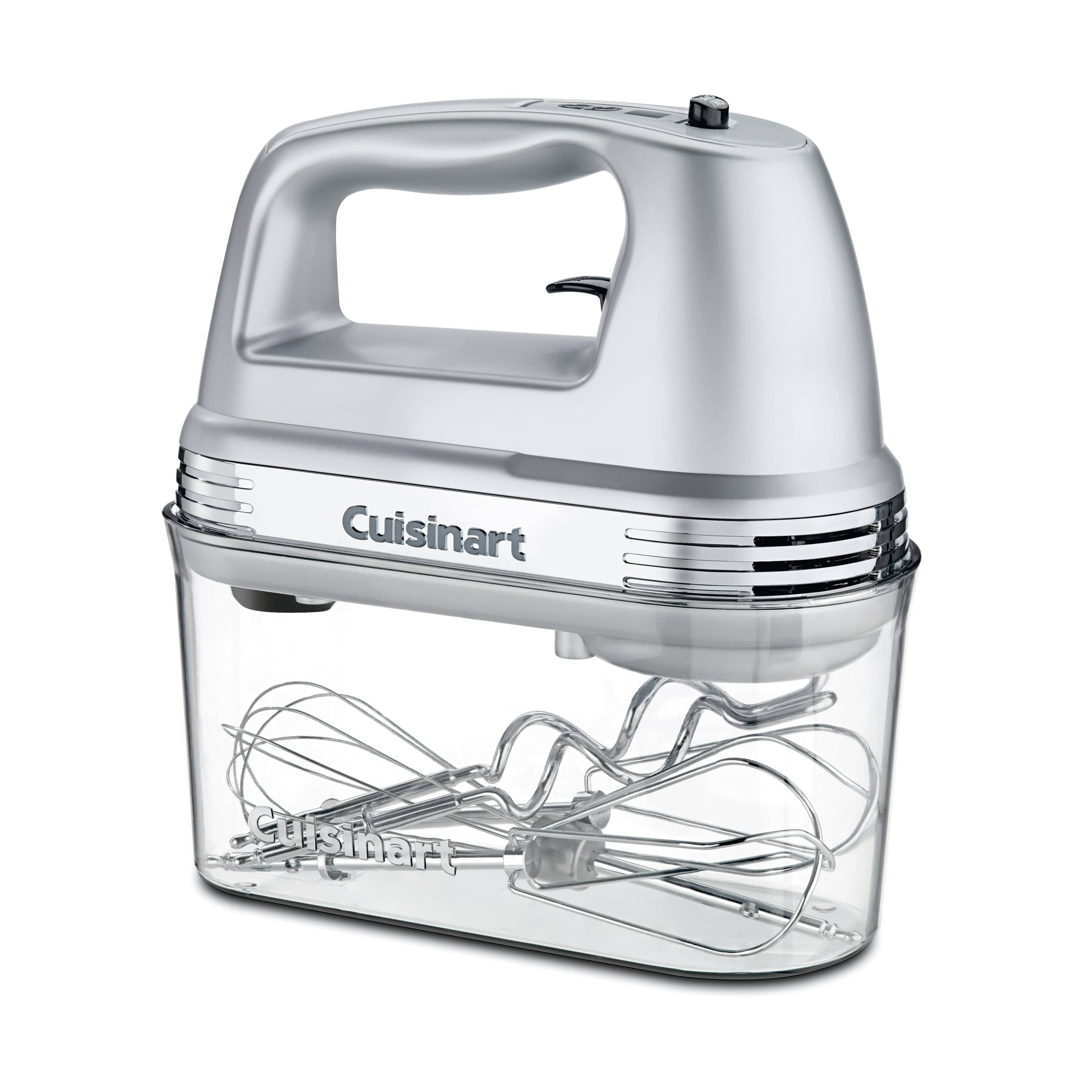 Cuisinart Power Advantage PLUS 9 Speed Hand Mixer with Storage Case, Brushed Chrome