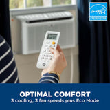 GE 6400 BTU Small Room Window Air Conditioner, Remote Included, 115-Volt, Energy Star Certified - Certified Refurbished