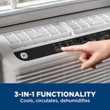 GE 6400 BTU Small Room Window Air Conditioner, Remote Included, 115-Volt, Energy Star Certified - Certified Refurbished