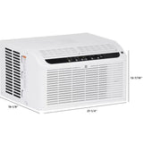GE 6400 BTU Small Room Window Air Conditioner, Remote Included, 115-Volt, Energy Star Certified - Certified Refurbished
