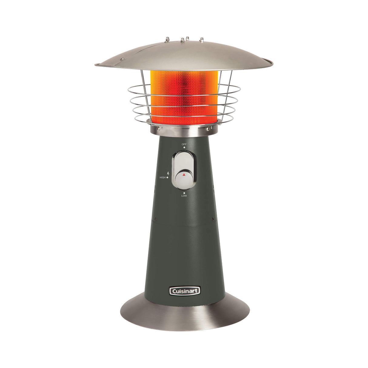 Cuisinart Portable Tabletop Patio Heater, Dark Gray
