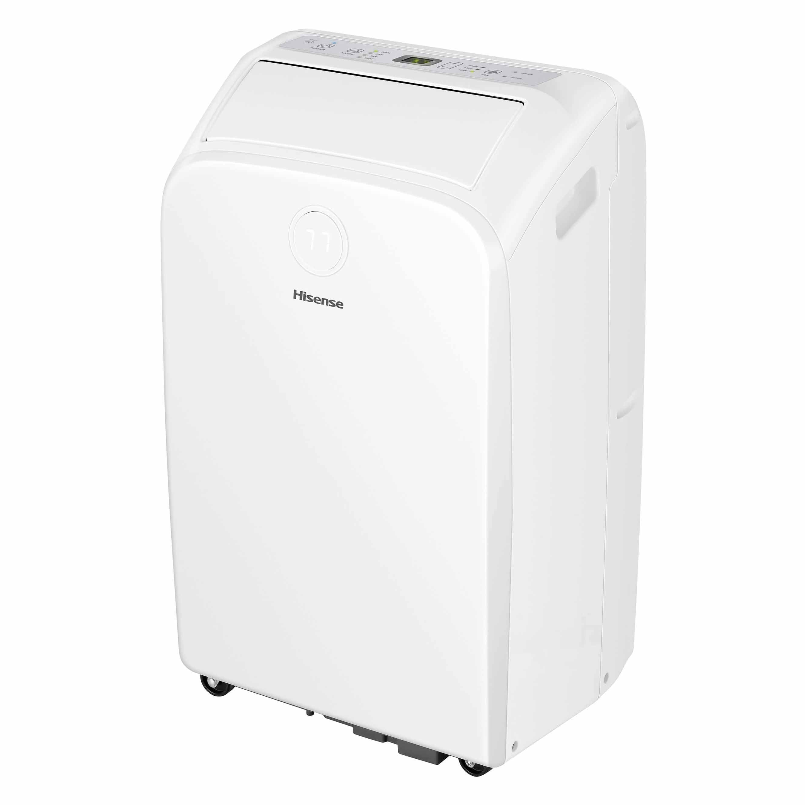 Hisense 550 sq.ft Built-in Heat and WiFi 8,000 BTU SACC Dual Hose Portable Air Conditioner - Certified Refurbished