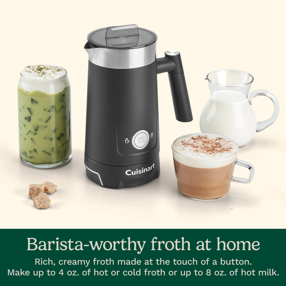 Cuisinart Hot/Cold Foam Milk Frother, Black