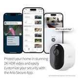 Arlo Pro 5S Single Cam, White - Certified Refurbished