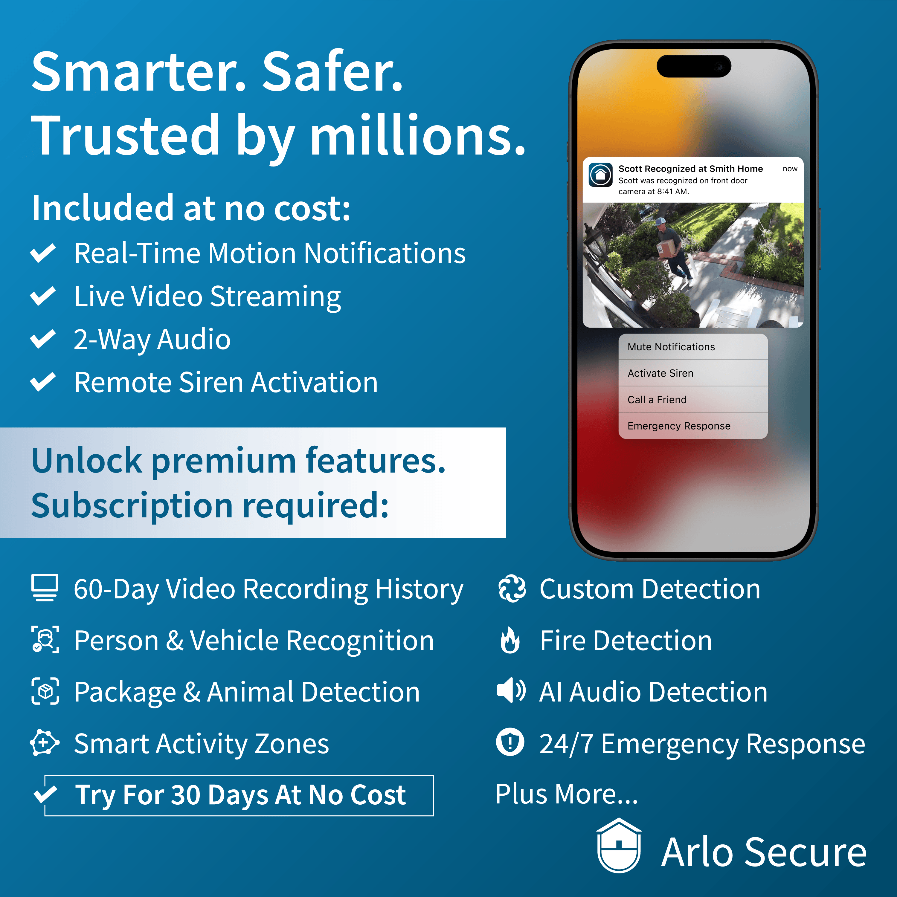 Arlo Pro 5S Camera, 4-Pack, White - Certified Refurbished