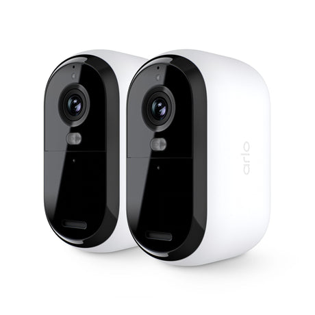 Arlo Essential 2nd Gen 2K, 2-cam, White - Certified Refurbished