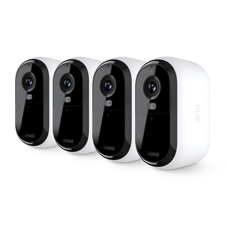 Arlo Essential 2nd Gen 2K, 4-cam, White - Certified Refurbished