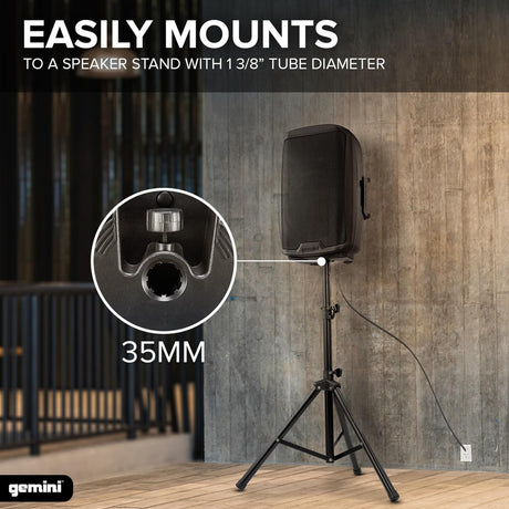 Gemini Sound 10" Full-Range PA Loudspeaker, DJ Audio Speaker, 1000 Watts - Certified Refurbished
