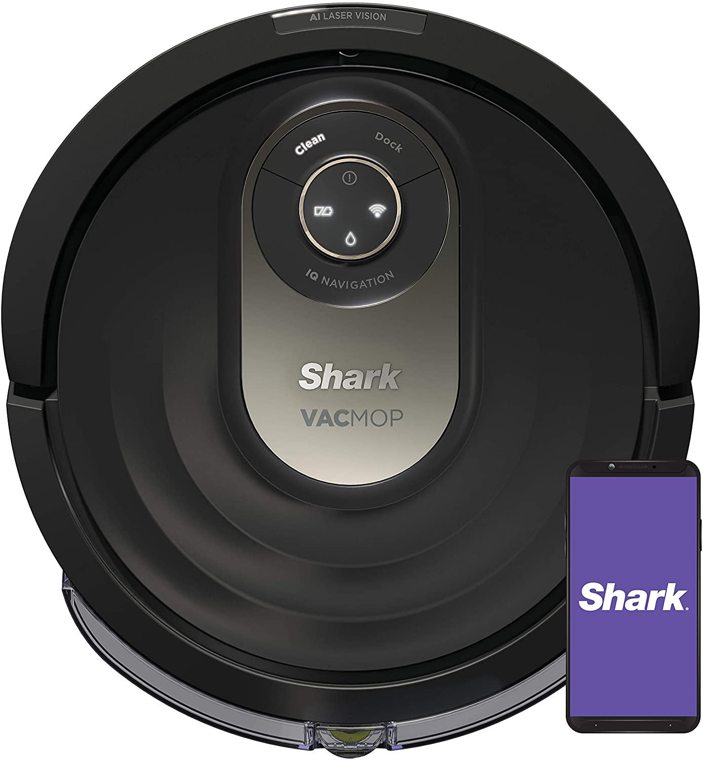 Shark AV2001WD 2-in-1 Robot Vacuum and Mop with Self-Cleaning Brushroll
