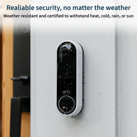 Arlo Wireless Essential Smart Video Doorbell with Night Vision - Certified Refurbished