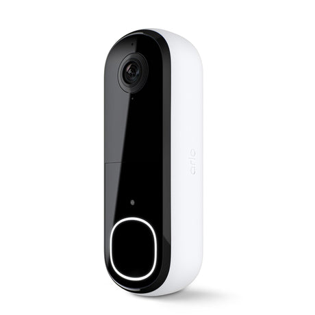 Arlo Video Doorbell 2nd Gen 2K, White - Certified Refurbished