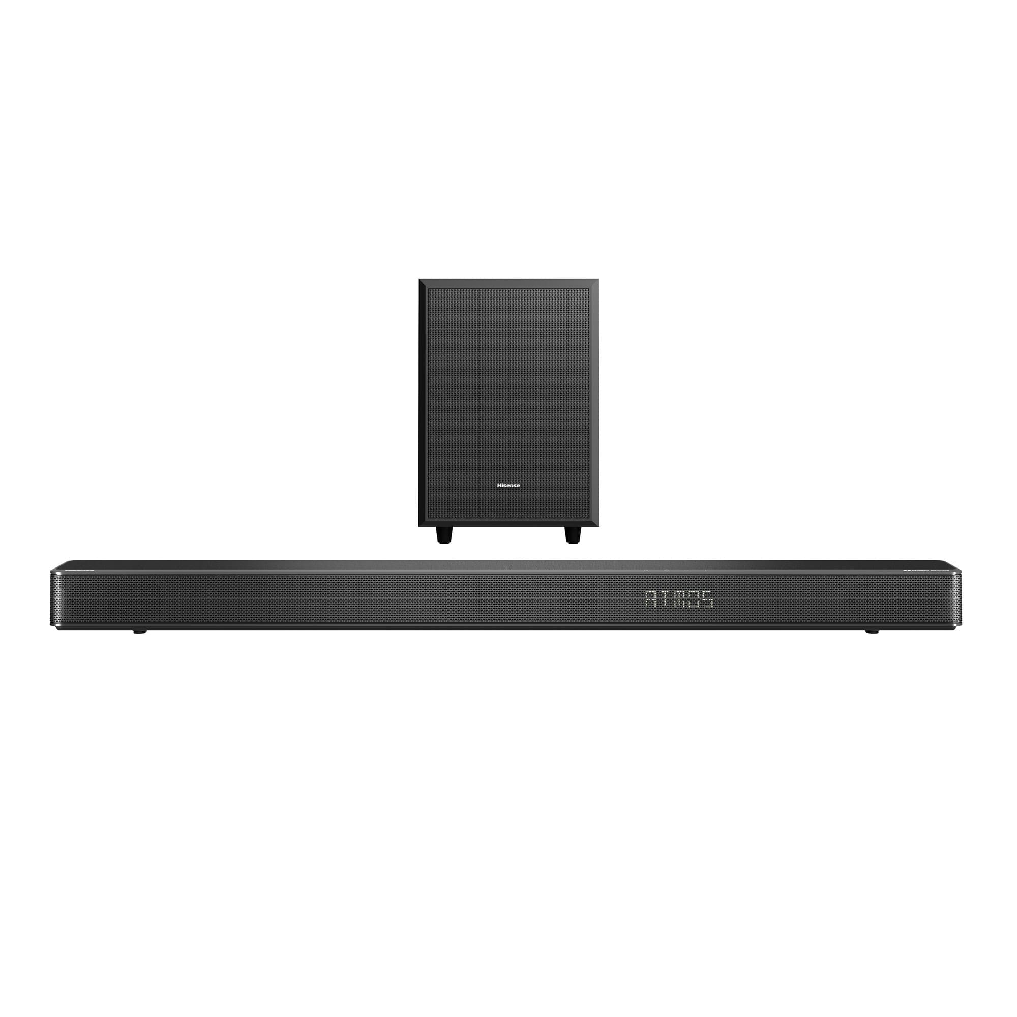 Hisense 3.1.2 Ch Dolby Atmos Soundbar System with Wireless Subwoofer