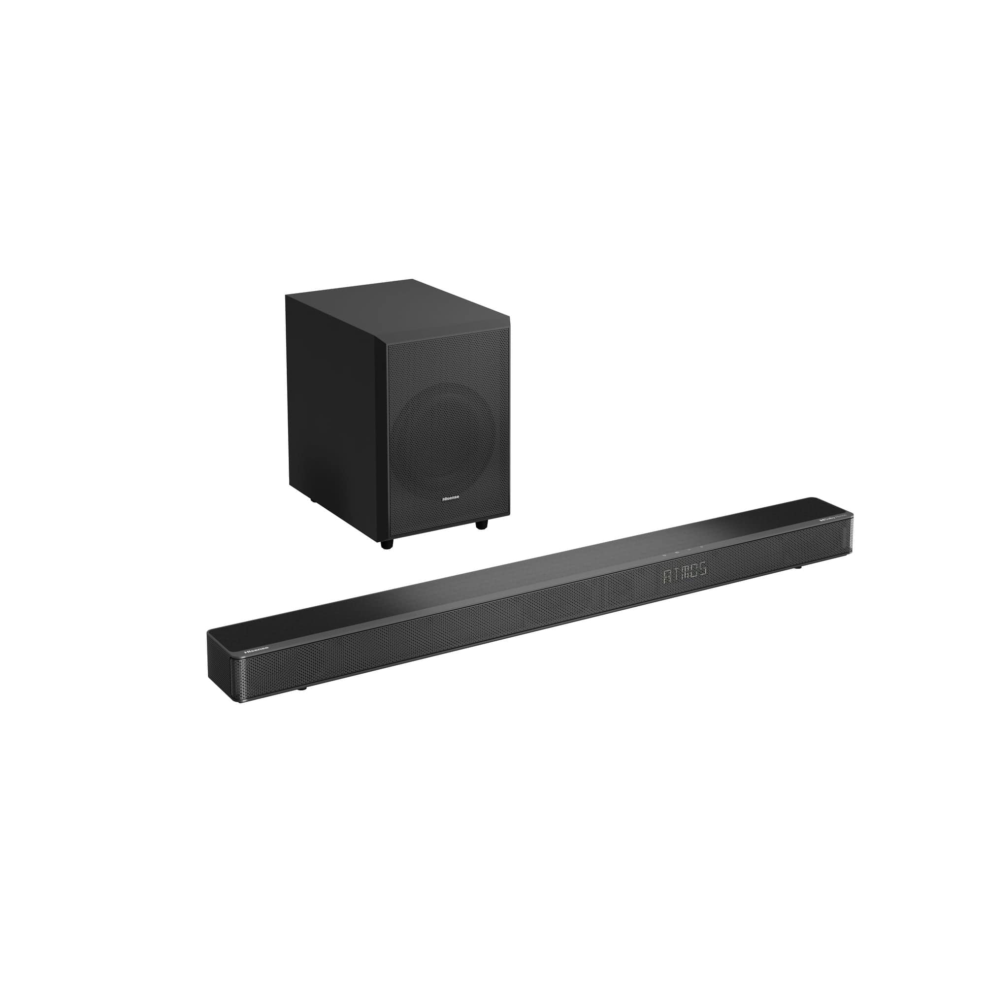 Hisense 3.1.2 Ch Dolby Atmos Soundbar System with Wireless Subwoofer