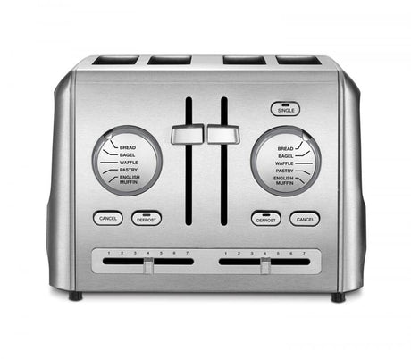 Cuisinart 4 Slice Custom Select Toaster, Silver