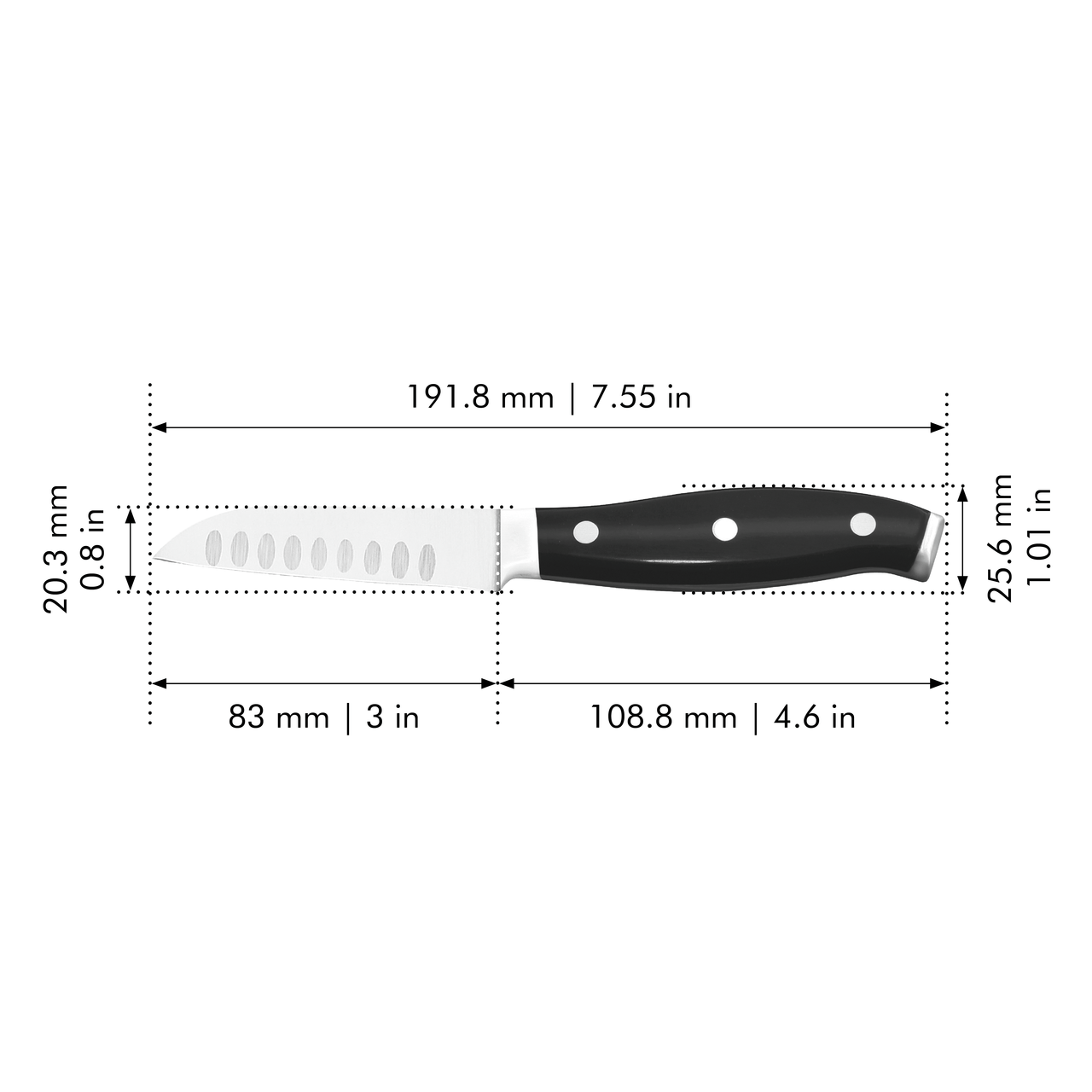 Henckels Forged Premio 3-inch Kudamono Paring Knife