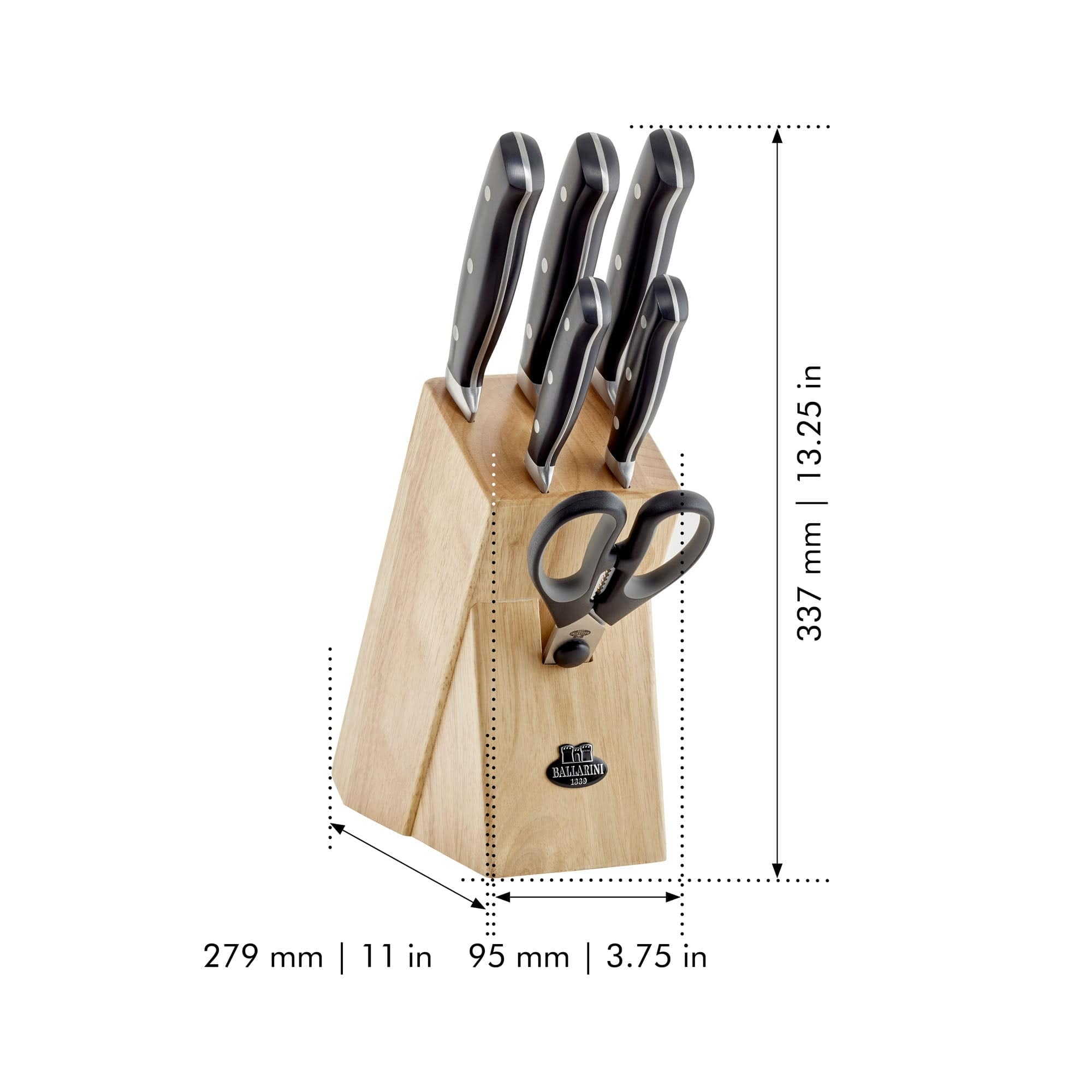 Ballarini Brenta 7-pc Knife Block Set