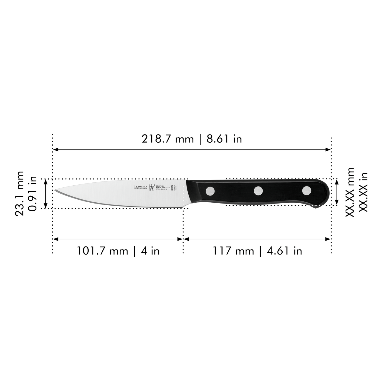 Henckels Solution 4-inch Paring Knife