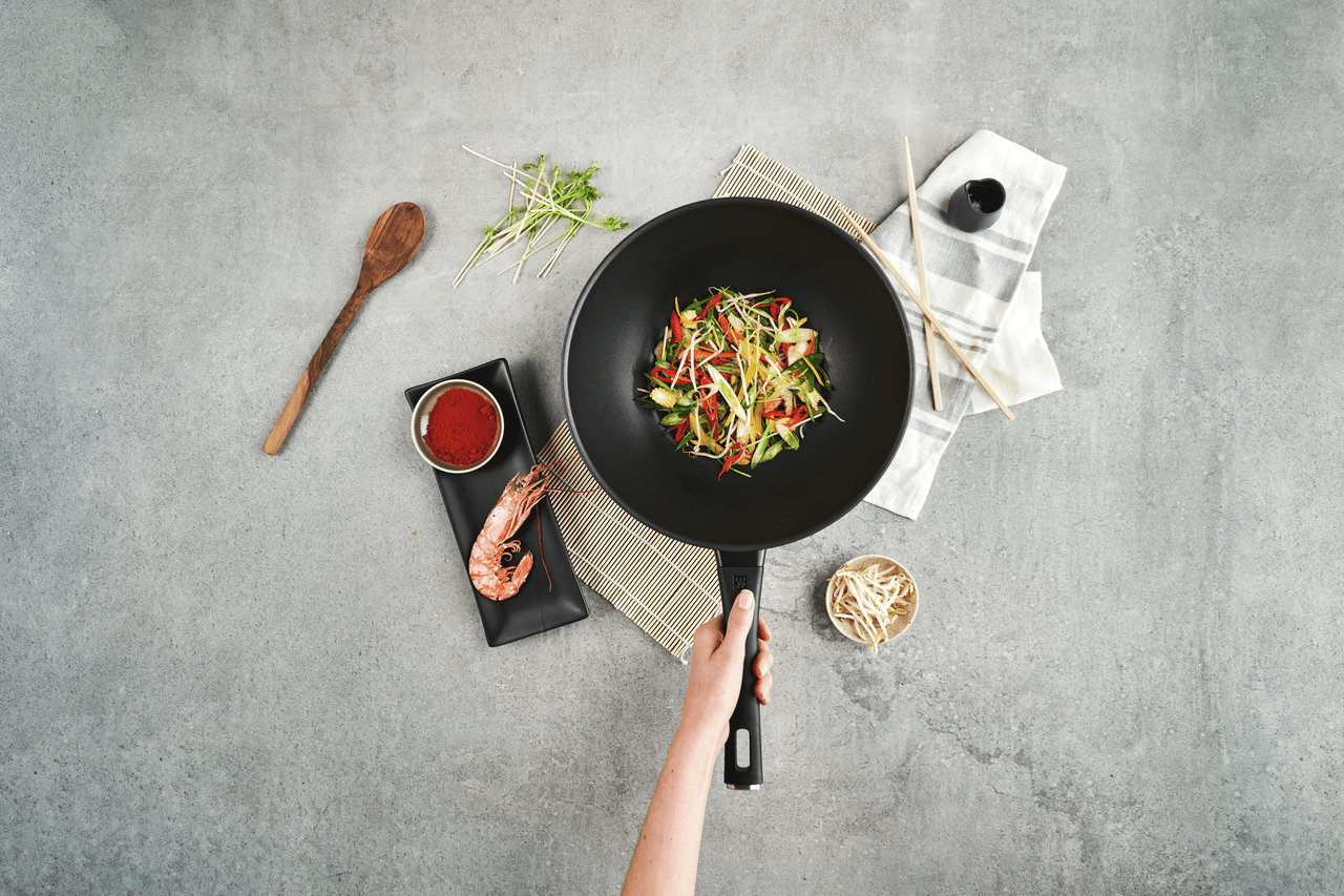 Zwilling Madura Plus Aluminum 12-inch Nonstick Stir Fry Pan