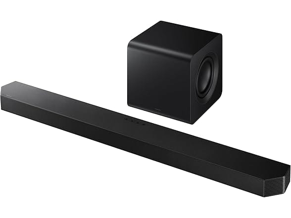 Samsung 5.1.2ch Q Series Soundbar + Subwoofer, Wireless Dolby Atmos, Q-Symphony, Game Mode Pro
