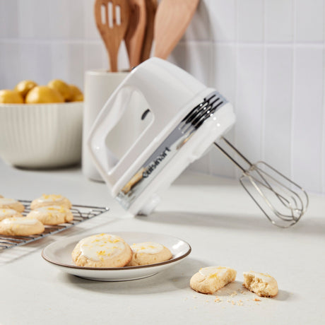 Cuisinart Power Advantage PLUS 9 Speed Hand Mixer with Storage Case, White