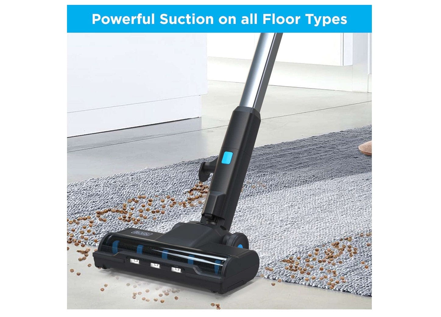 Black & Decker PowerSeries Multi-Surface Corded Stick LED Lightweight Vacuum