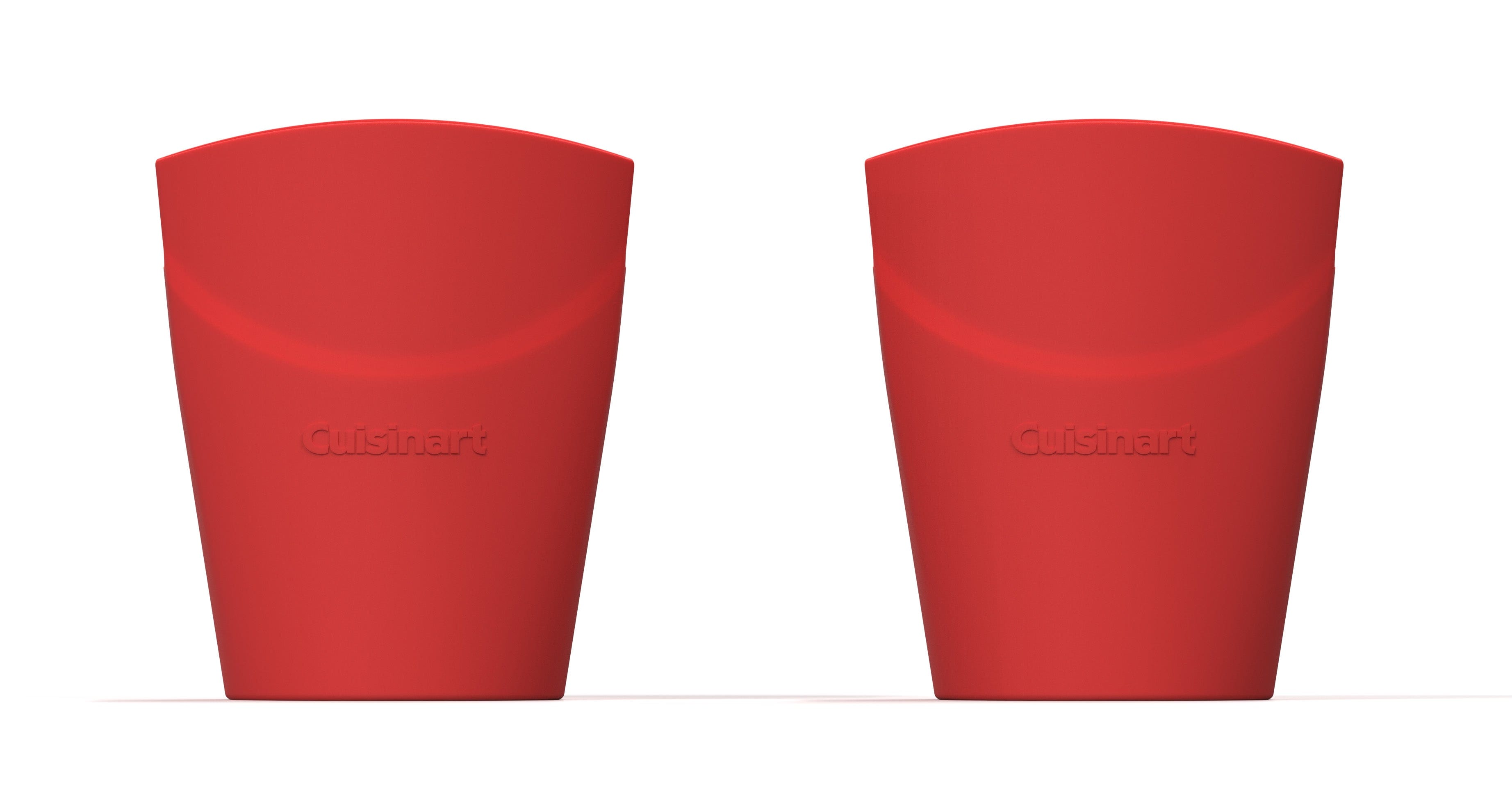 Cuisinart 2pc Single Serve Microwave Popcorn Makers, Red