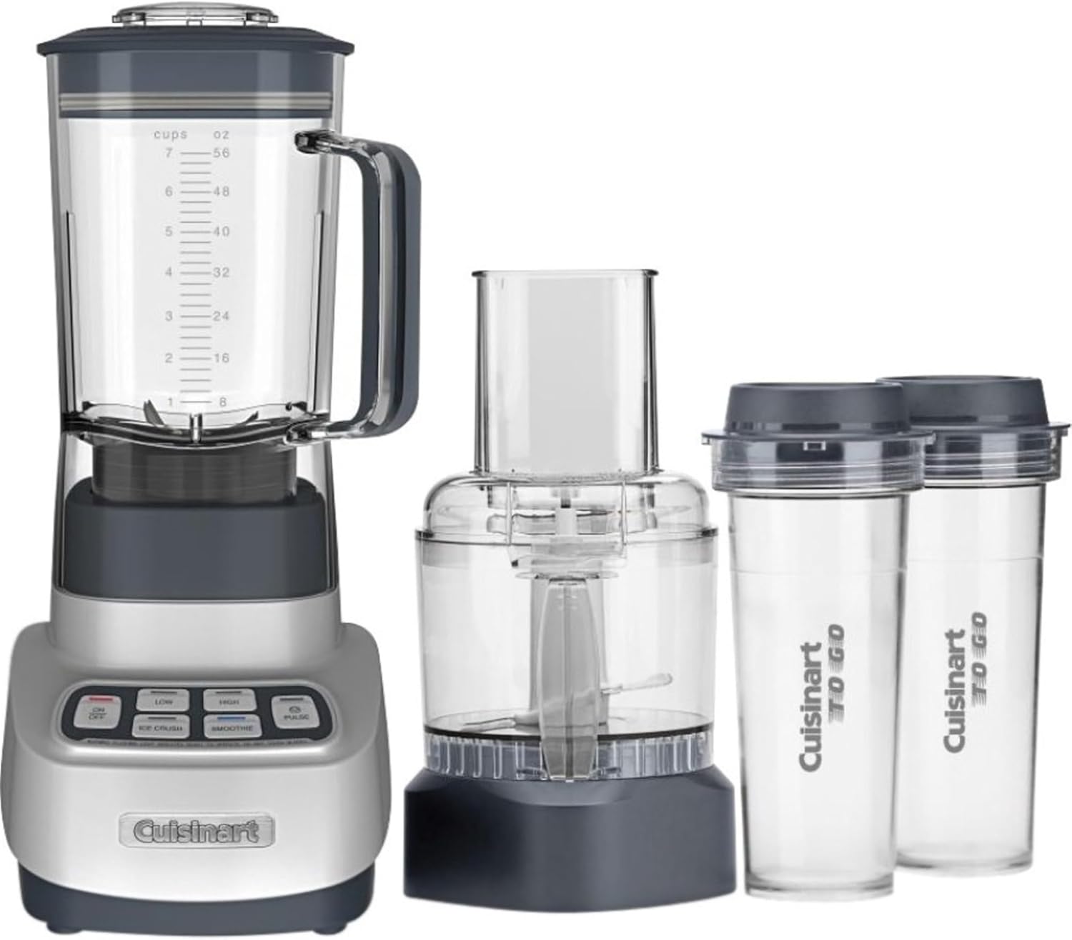 Cuisinart SmartPower Duet Blender, Food Processor, Stainless Steel - Certified Refurbished