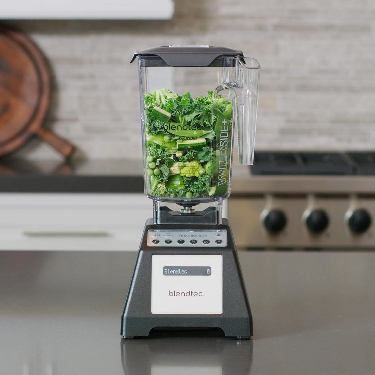 Blendtec Total Classic Original WildSide+ 90oz Jar Professional Grade Power Blender Black - Certified Refurbished