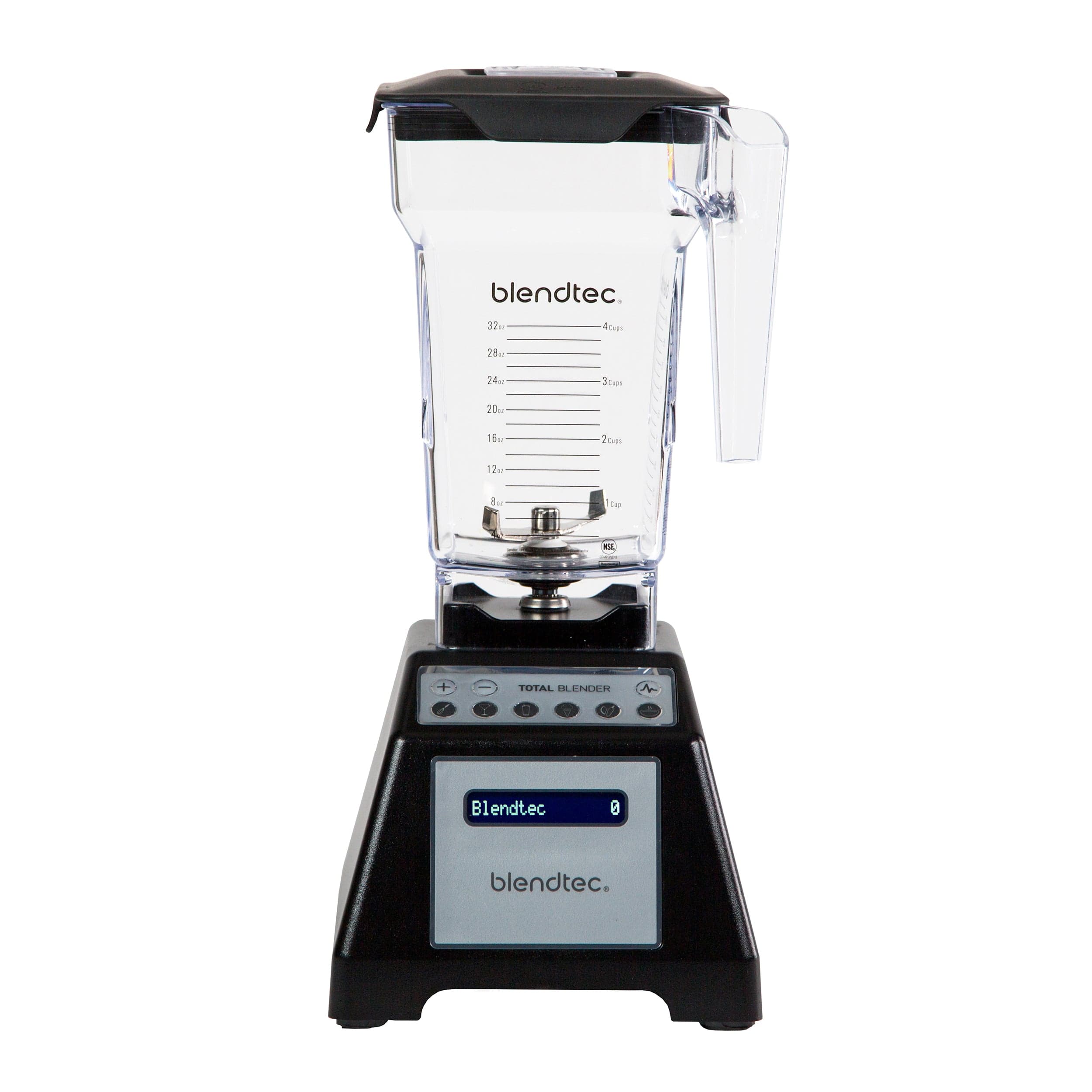 Blendtec Total Classic FourSide 75oz Jar Pro-Grade Power Blender, Black - Certified Refurbished