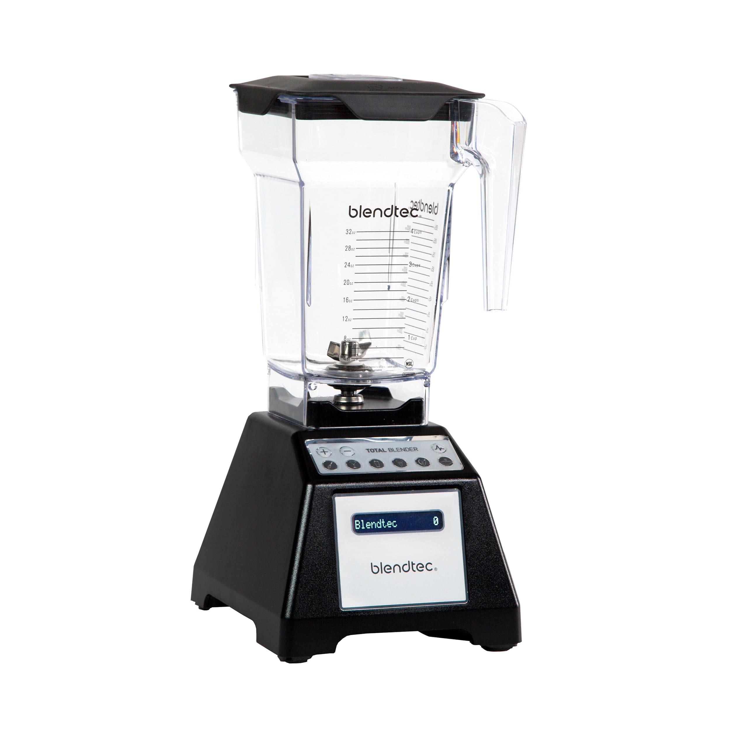 Blendtec Total Classic FourSide 75oz Jar Pro-Grade Power Blender, Black - Certified Refurbished