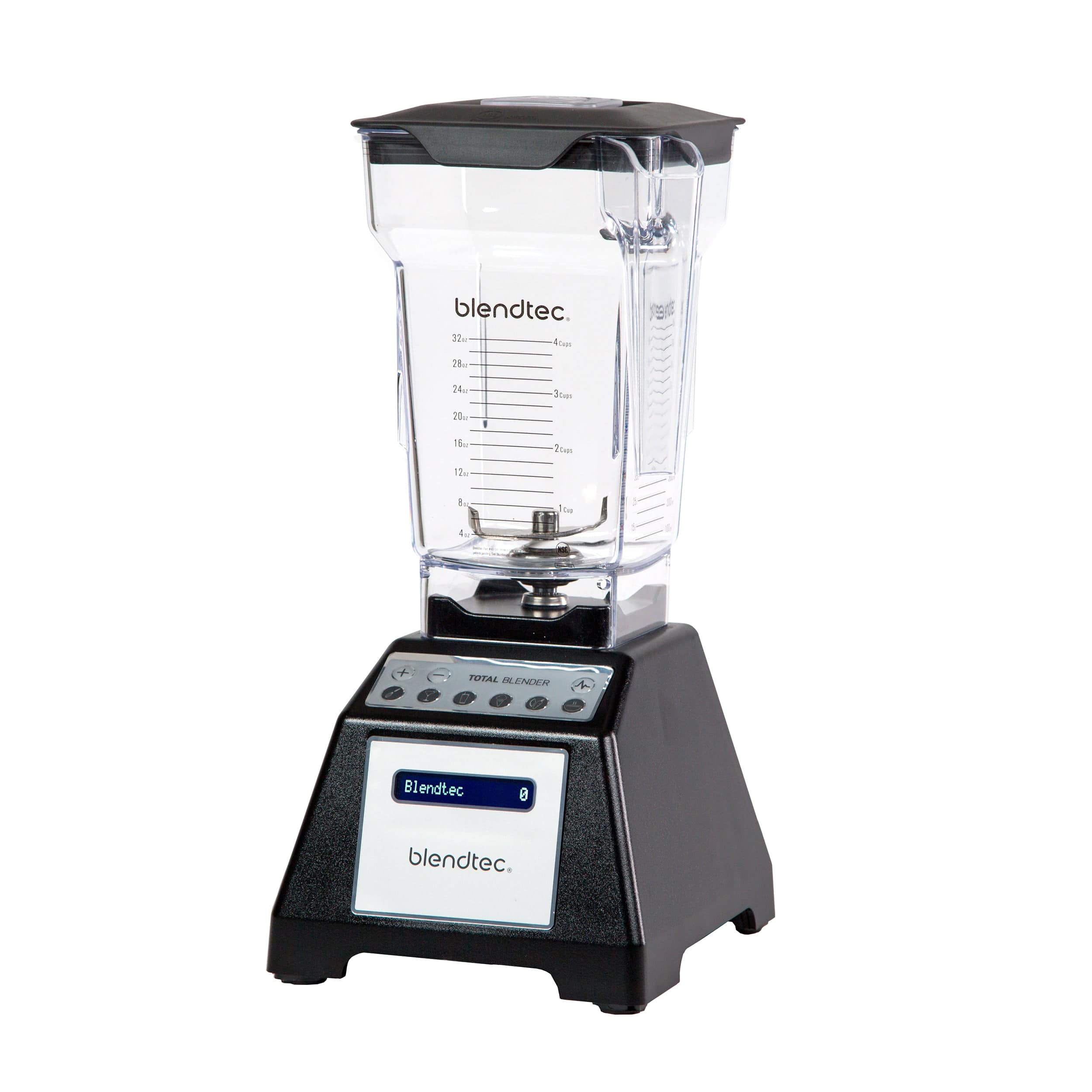 Blendtec Total Classic FourSide 75oz Jar Pro-Grade Power Blender, Black - Certified Refurbished