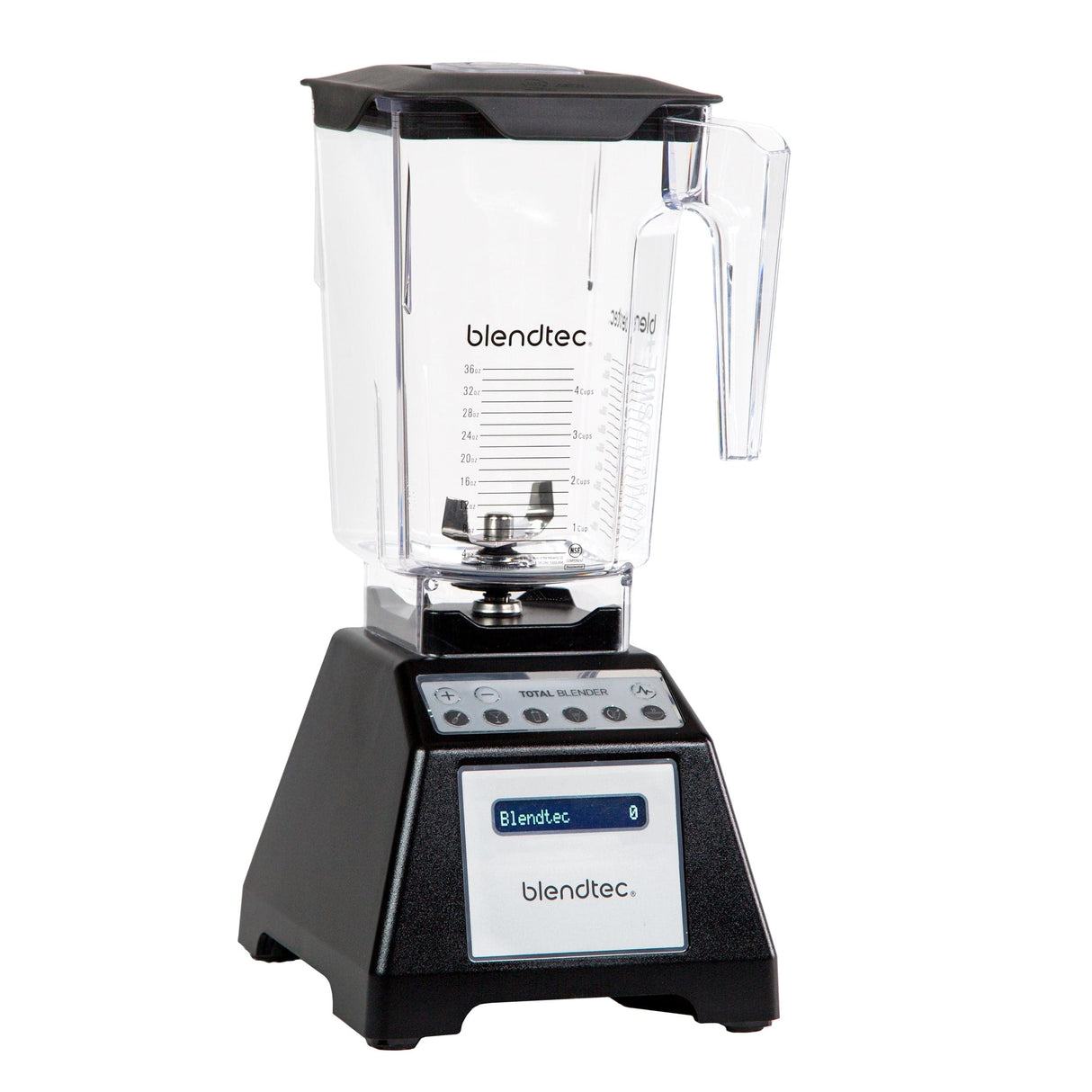 Blendtec Total Classic Original WildSide+ 90oz Jar Professional Grade Power Blender Black - Certified Refurbished