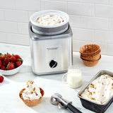 Cuisinart Pure Indulgence 2 Quart Frozen Yogurt-Sorbet & Ice Cream Maker, Silver