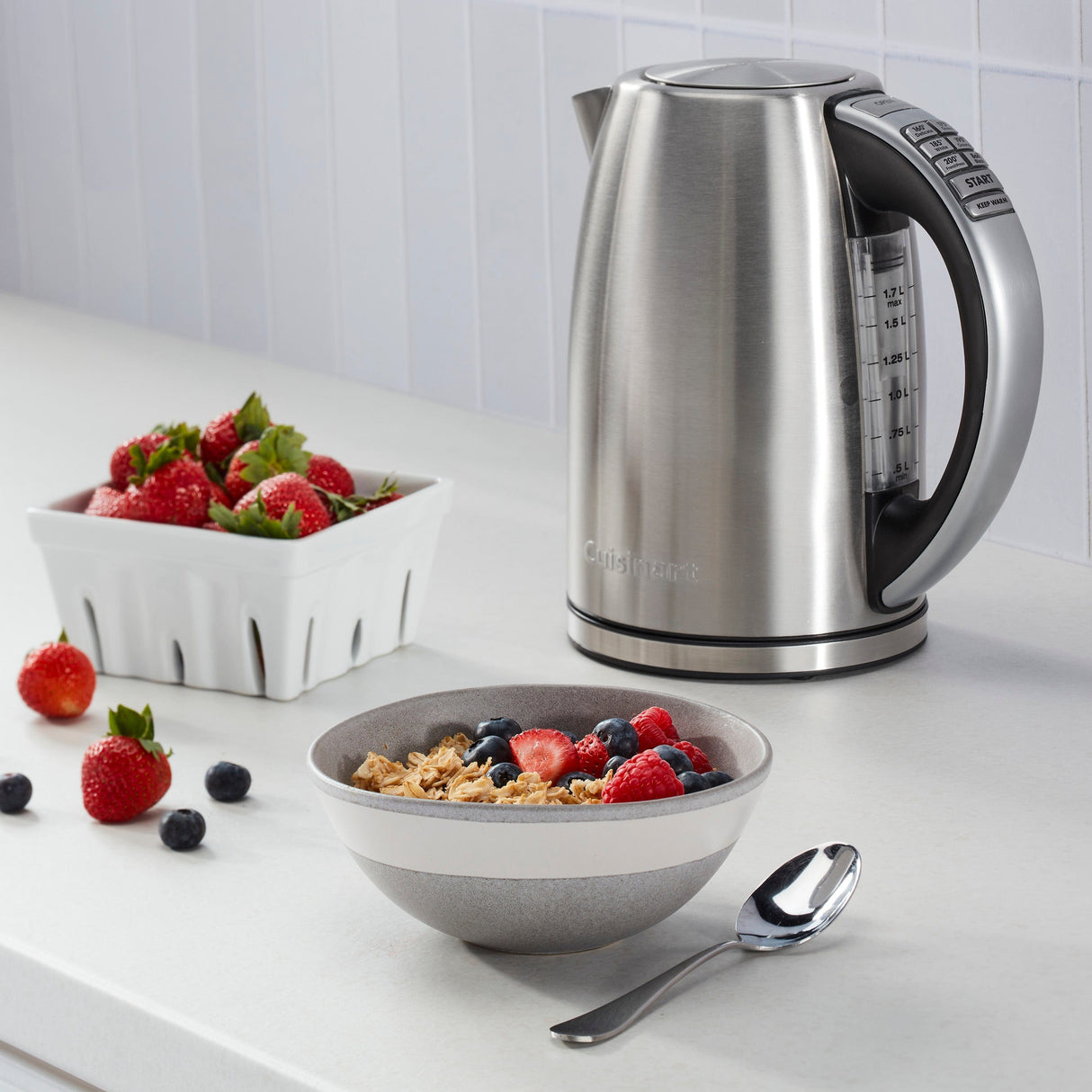 Cuisinart PerfecTemp® Cordless Electric Kettle, Silver