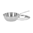 Cuisinart Chef's Classic™ Stainless 3 Quart Chef's Pan with Cover, Silver