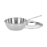 Cuisinart Chef's Classic™ Stainless 3 Quart Chef's Pan with Cover, Silver