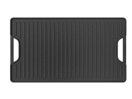 Cuisinart Reversable 2-in-1 Cast Iron Grill/Griddle Plate, Black