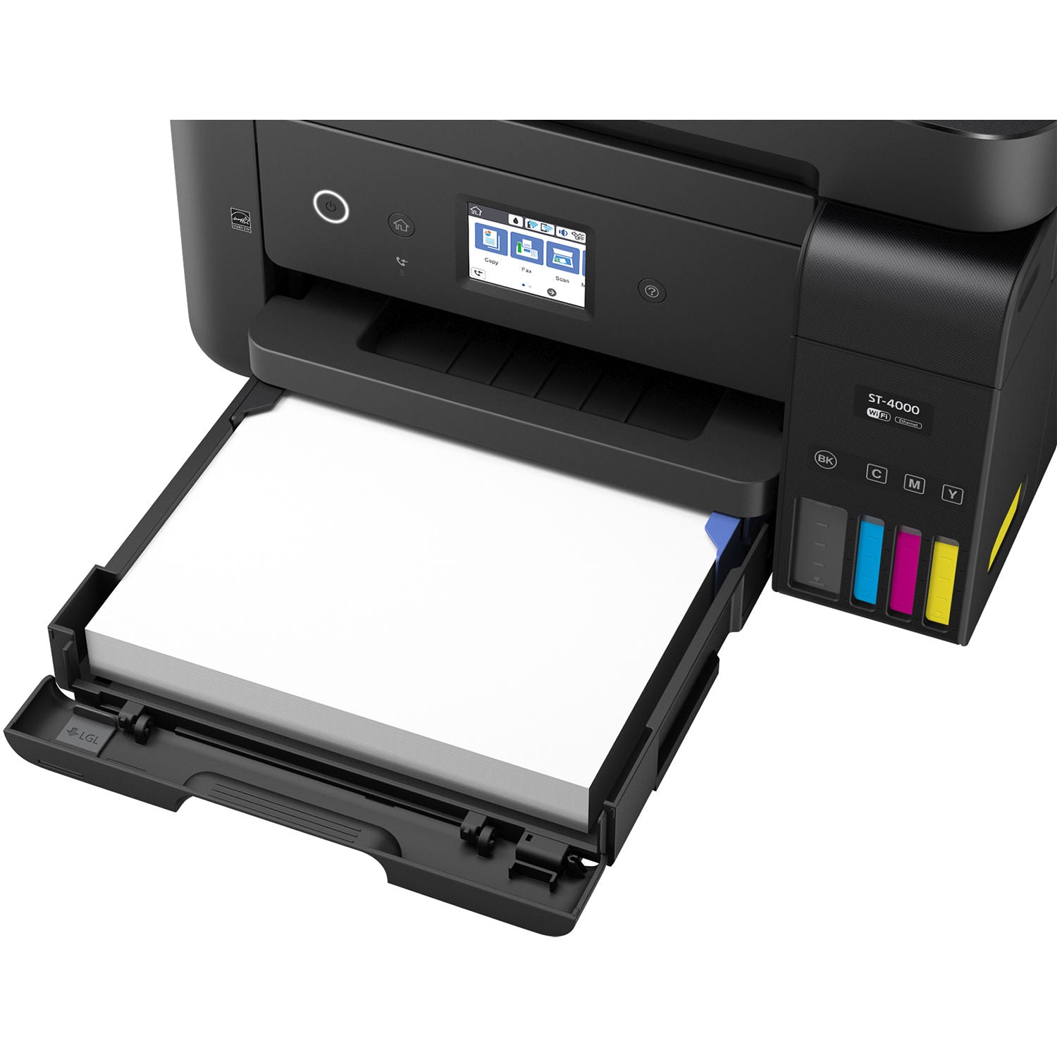 Epson C11CG19202 Workforce Eco-Tank Series ST-4000 Inkjet Multifunction Copier - Printer - Scanner - Certified Refurbished