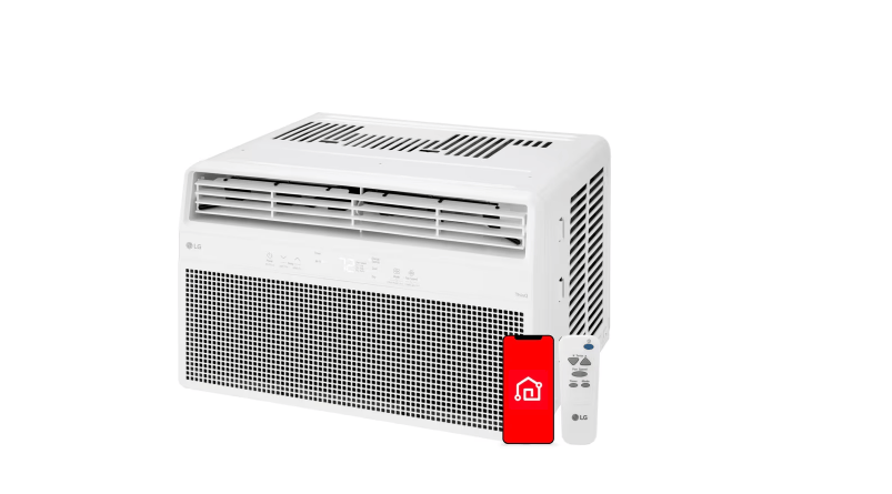 LG 10000 BTU 115V Window Air Conditioner, White