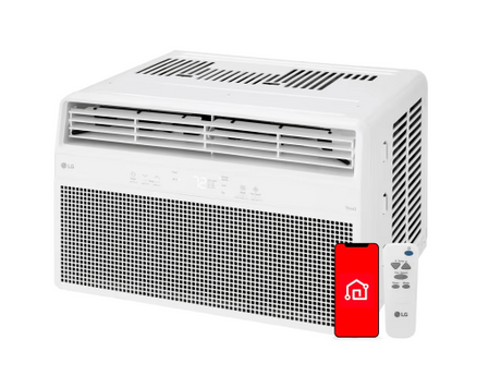 LG 10000 BTU 115V Window Air Conditioner, White