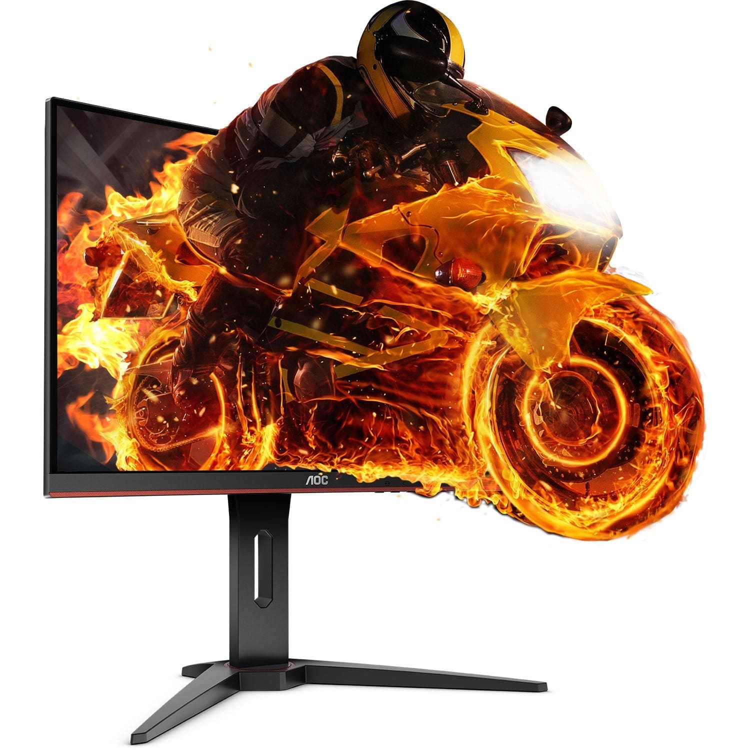 AOC 24" 1920x1080 165Hz Curved Monitor - Certified Refurbished