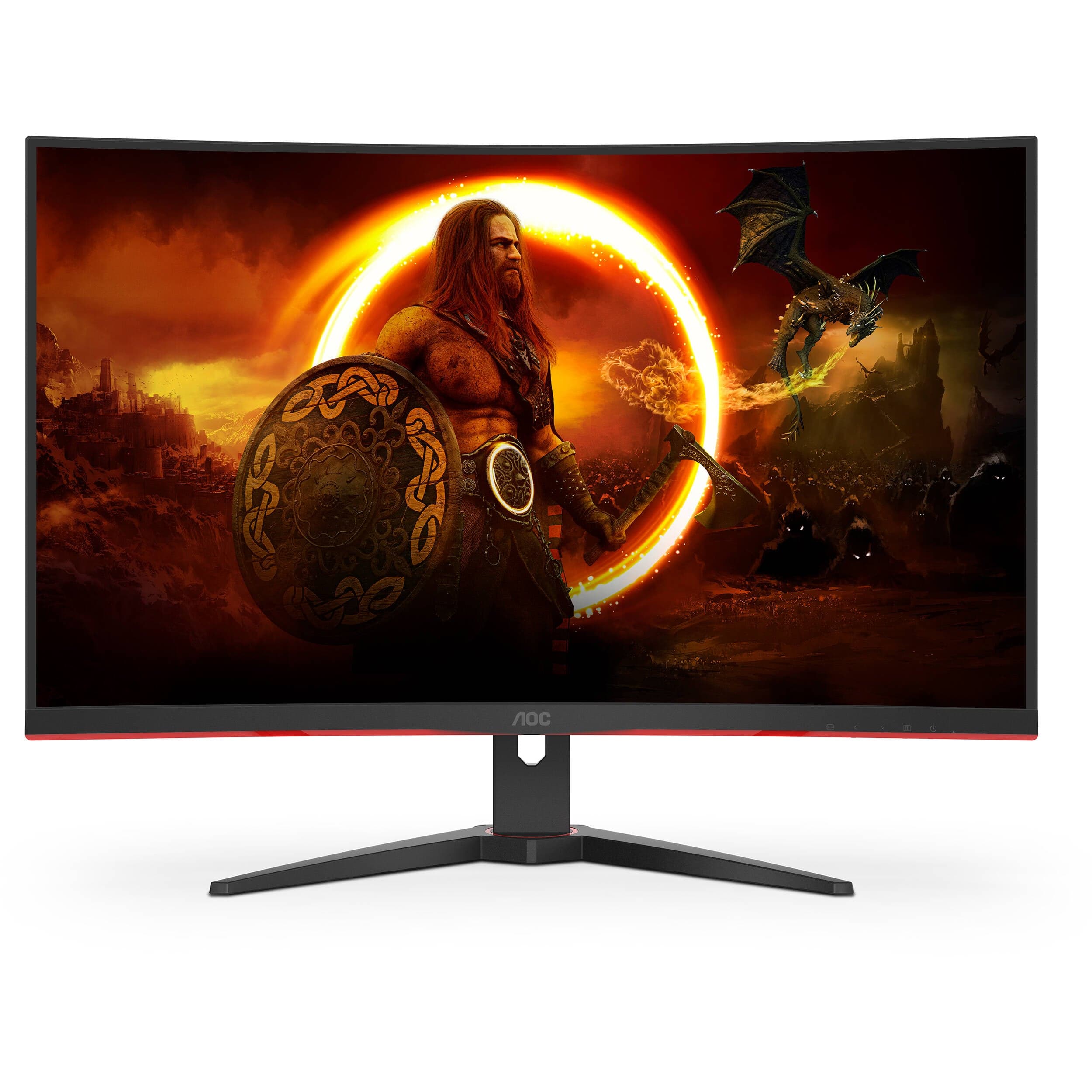 AOC 32" 1920 x 1080 240Hz Curved Gaming Monitor - Certified Refurbished