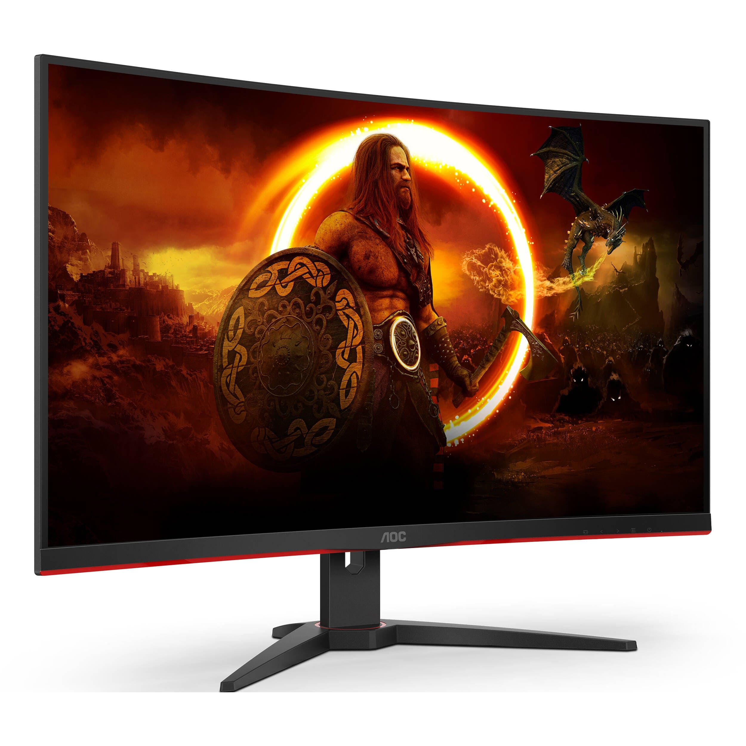 AOC 32" 1920 x 1080 240Hz Curved Gaming Monitor - Certified Refurbished