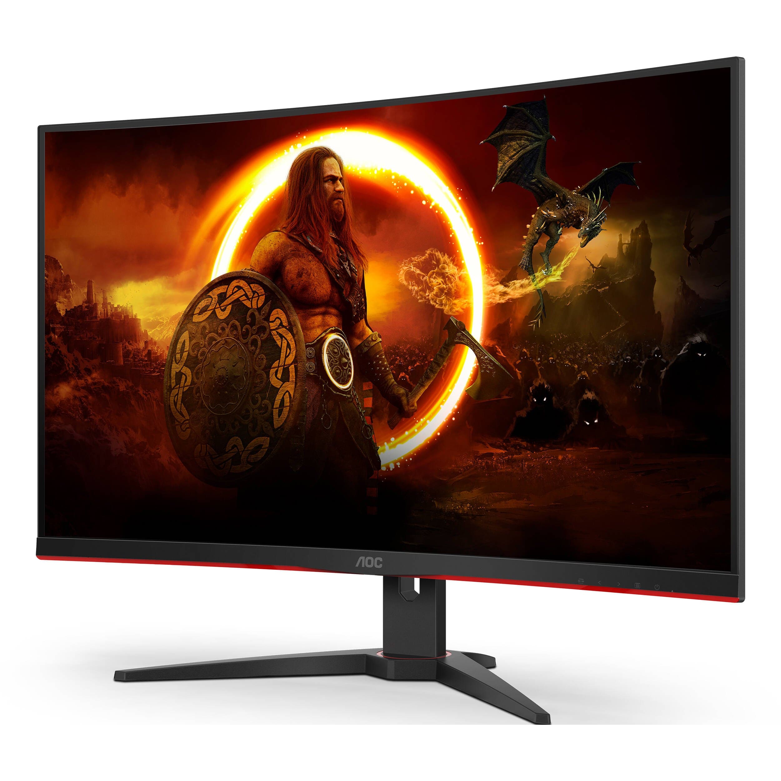 AOC 32" 1920 x 1080 240Hz Curved Gaming Monitor - Certified Refurbished